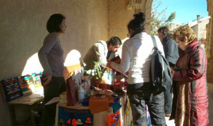 Rastrillo de comercio justo en Sotosalbos