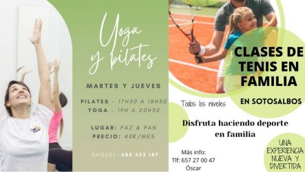 Actividades, cursos y deporte en Sotosalbos